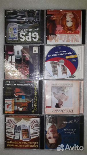 CD диски с играми и програм