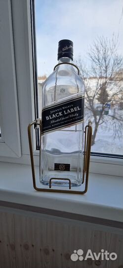 Пустая бутылка качели Black Label 3 л