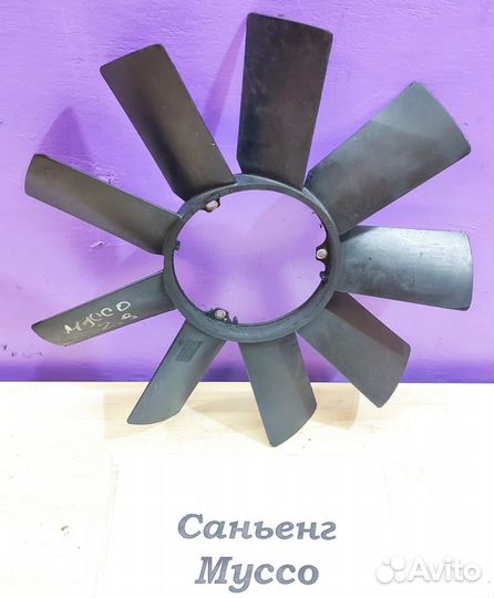 Крыльчатка вискомуфты 2.9л д. SsangYong Korando