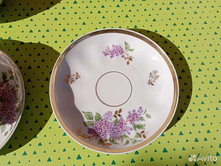 Чайный сервиз сирень дулево