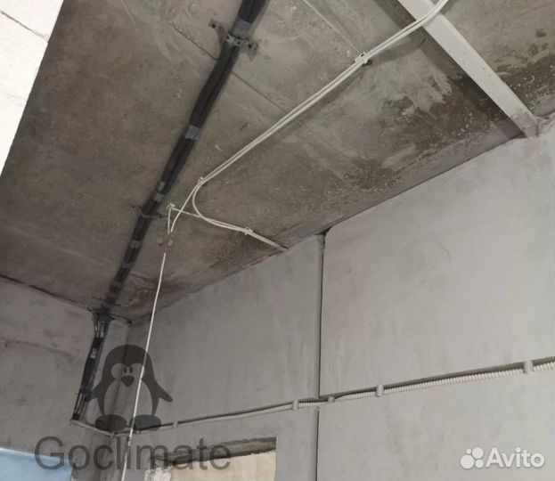 Закладка трассы под кондиционер