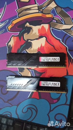 Kingston fury beast KF436C17BBK2/16