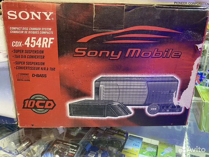 Cd чейнджер Sony CDX-454RF MP3 не читает