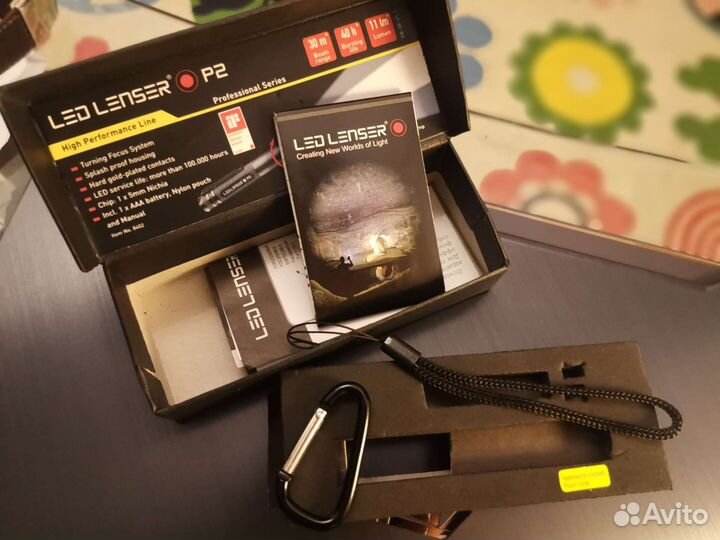 Фонарь LED lenser P2 (Комплект от фонаря)