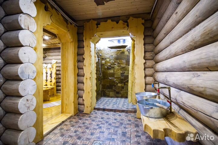 Баня на дровах. Русские бани