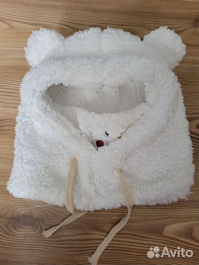 Шапка меховая с ушками, р-р 52-58