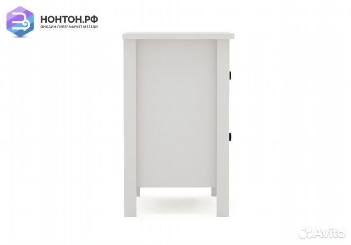 Тумба с 2-мя ящиками khimki белая