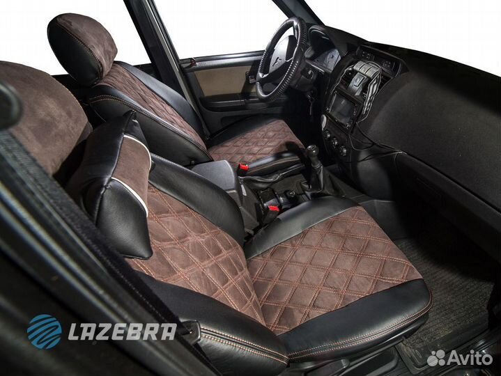 Чехлы из экокожи для SsangYong Rexton