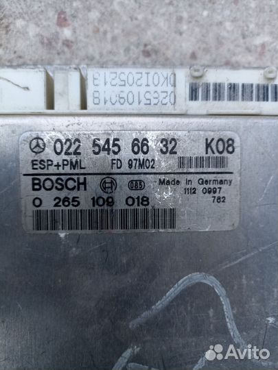 Mercedes W210 электронный блок ESP