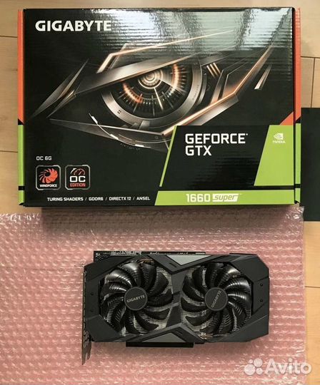Видеокарта Gigabyte gtx 1660 super 6gb