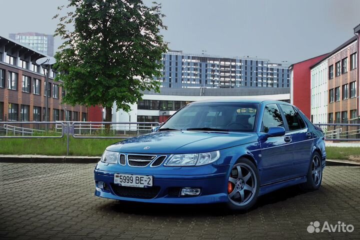 Накладка на передний бампер saab 9-5 Hirsch