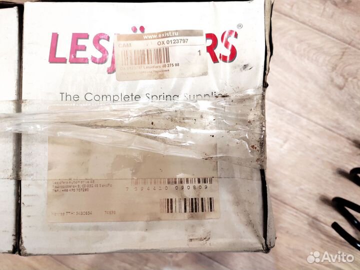 Прудины передней подвески