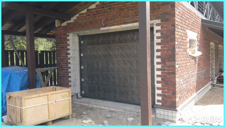 Гаражные подъемно секционные ворота Alutech