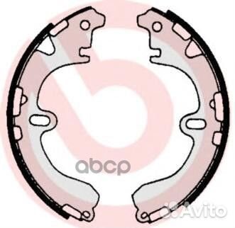 Колодки тормозные барабанные зад S83531