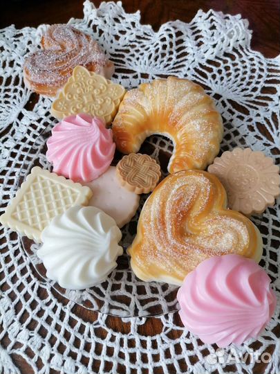 Мыло ручной работы плюшка