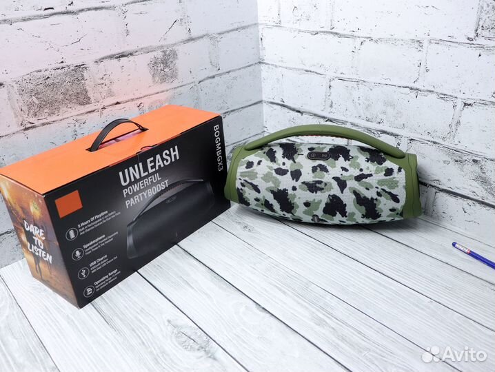 Колонка беспроводная, хаки, Новая, 40 watt