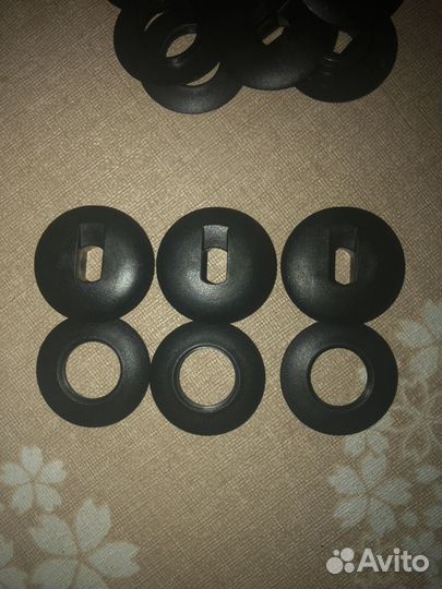 Штатные клипсы ковриков hyundai kia