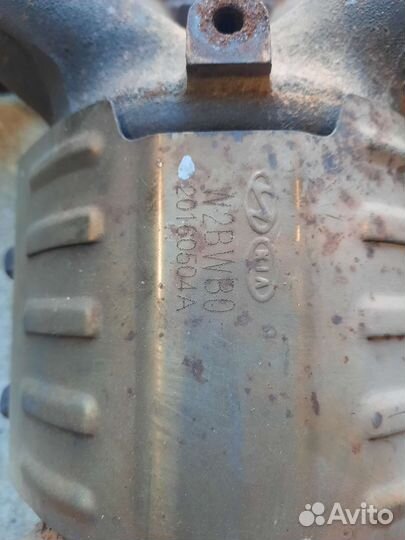 Выпускной коллектор kia rio