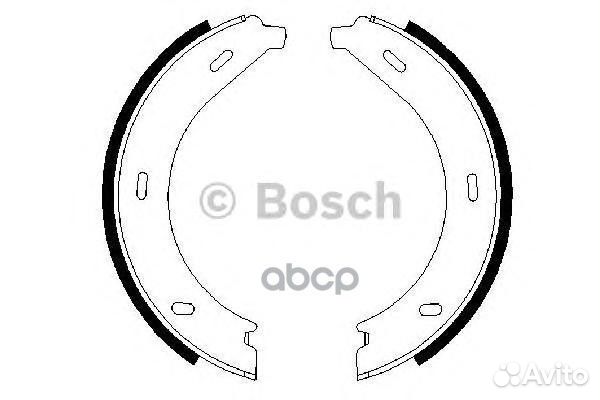 0 986 487 605 4713.01FSB536 колодки барабанн