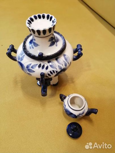 Самовар СССР гжель