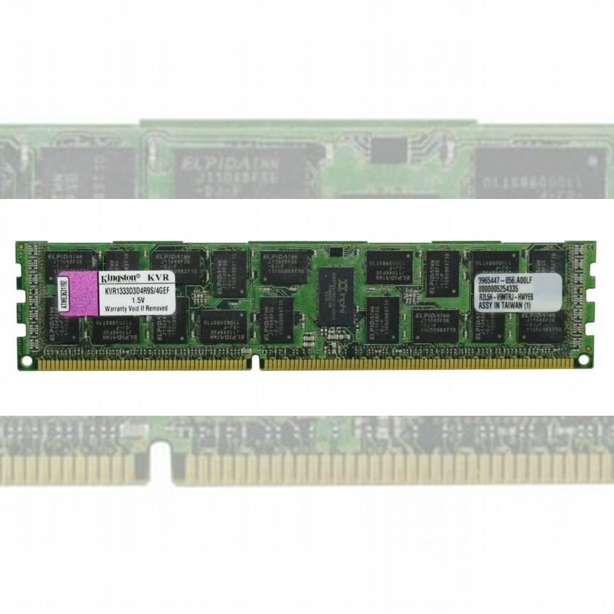 [KVR1333D3D4R9S/4GEF] Оперативная Память Kingston Kvr1333d3d4r9s/4gef