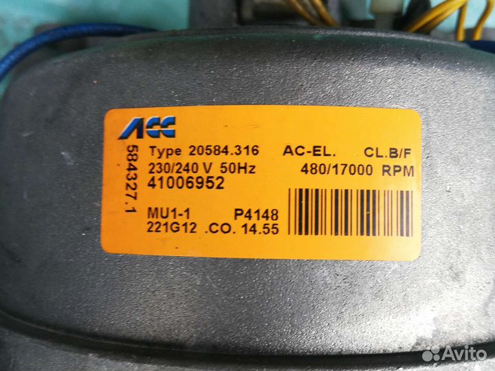 Электродвигататель стиральной машины