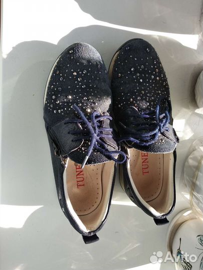 Ботинки для девочки 33р кожа