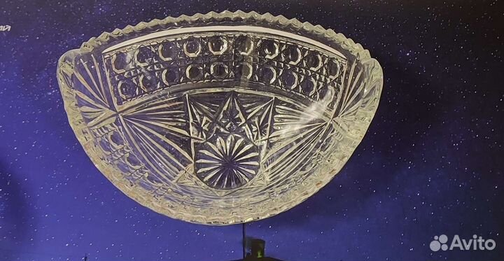 Хрусталь 2 салатника, набор, цена за всё