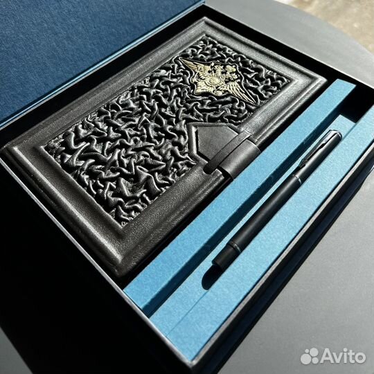 Подарочный набор мвд (ежедневник, ручка)