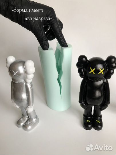 Силиконовая форма для гипса бетона смолы Kaws