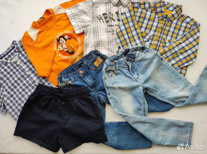 Одежда для мальчика пакетом 104 110 брендовая