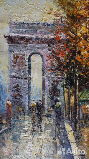 Картина маслом 50х60см. Триумфальная арка