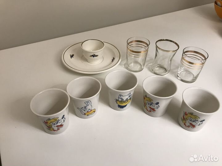 Набор стопок Ну погоди винтаж