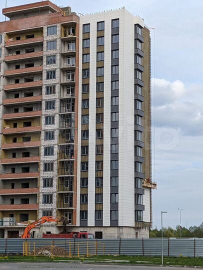 1-к. квартира, 42,9 м², 2/14 эт.