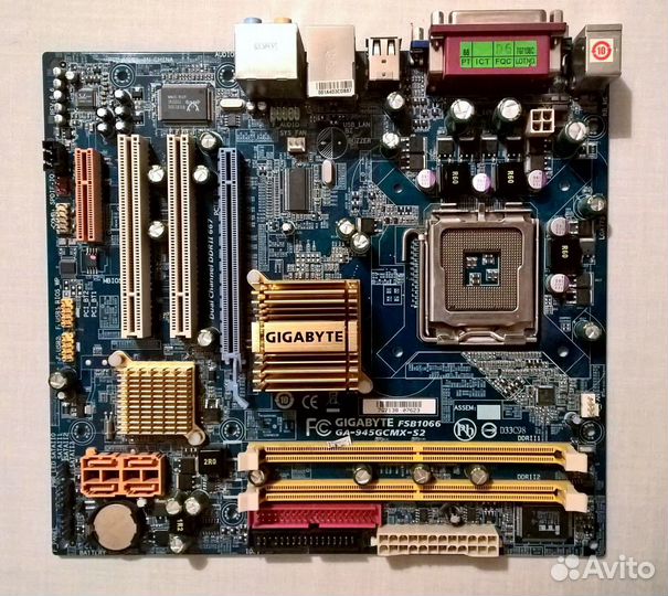 Материнская плата gigabyte FC FSB1066 GA-945gcmx-S