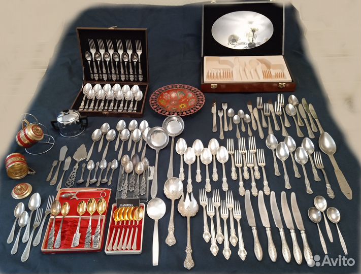 Мельхиор СССР Столовые приборы Наборы и другое