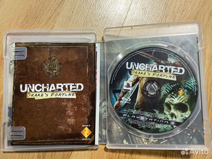 Uncharted Drake's fortune диск PS3