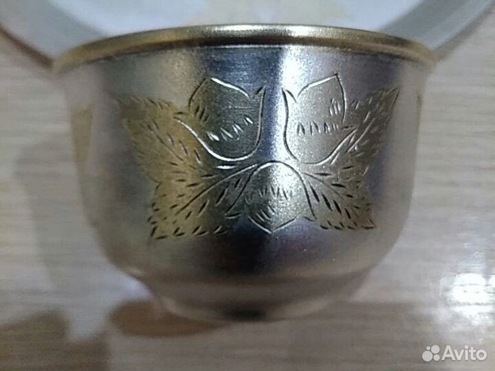 Мельхиоровый кофейный набор