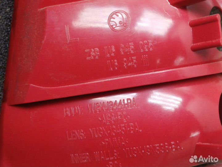 Фонарь задний левый Skoda Octavia A4 1.4 BCA MT