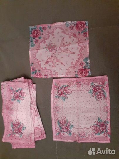 Носовые платки женские, мужские