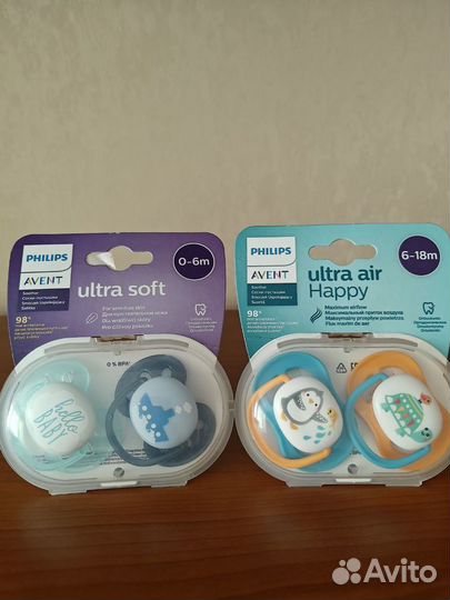 Соски пустышки philips avent новые