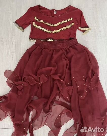 Два костюма и пояс для восточных танцев