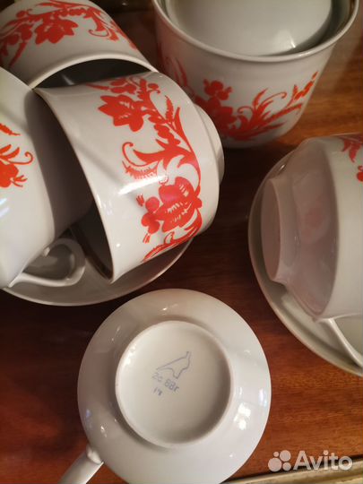 Чайный сервиз СССР дулево, вербилки