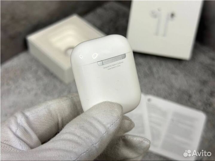 Беспроводные наушники люкс качества airpods 2