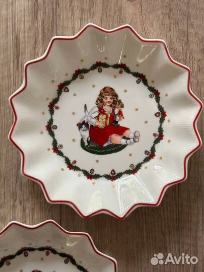 Посуда villeroy boch новогодняя: кружки, миски