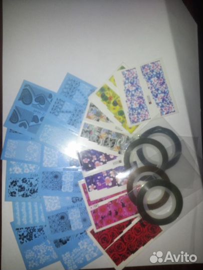 Слайдеры и ленты для ногтей