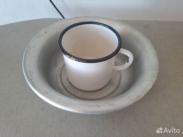 Ал-ая тарелка и ме-ая кружка походная посуда СССР