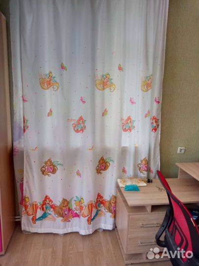 Шторы винкс и тюль принцессы