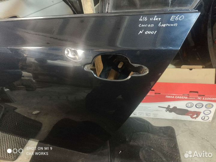 Дверь задняя левая BMW Е60 цвет 416