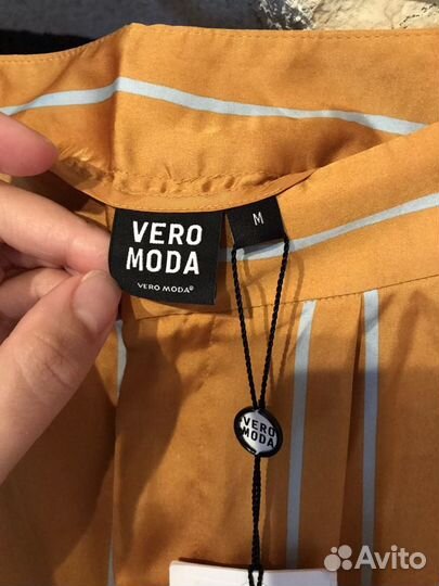 Атласные брюки новые vero moda m